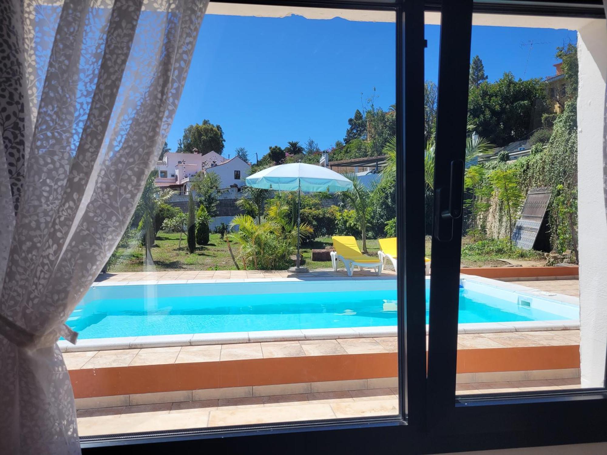 Villa Casa Con Piscina, High-Speed Wi-Fi Y Vistas à Santa Brígida Extérieur photo